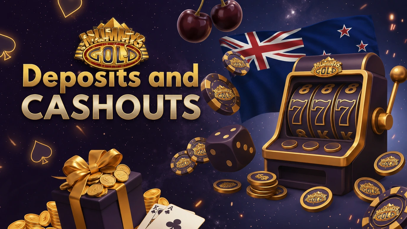 Deposits and cashouts at Mummys Gold for NZ players