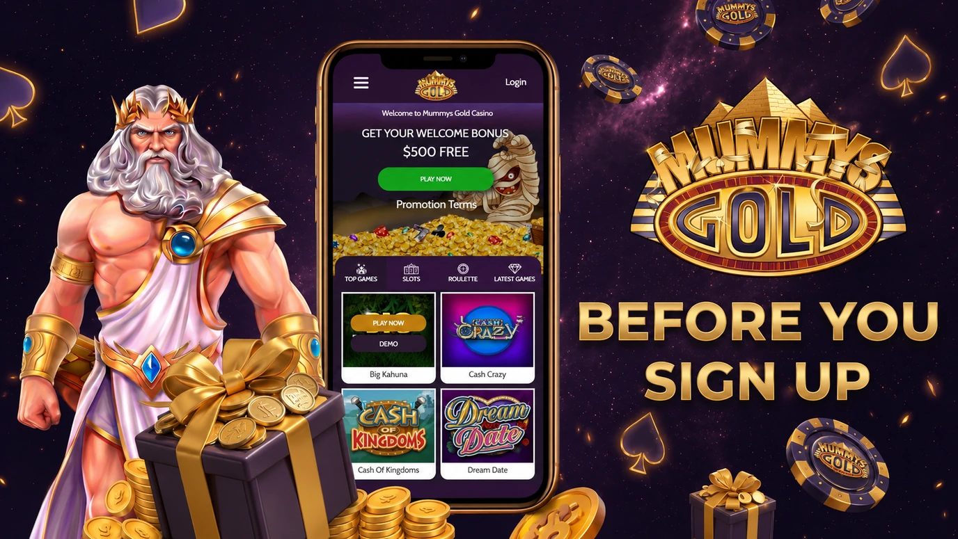What to know before you sign up at Mummys Gold
